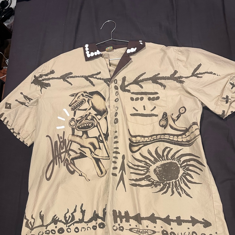 Travis Scott Painters Button Up Cactus Jack XL